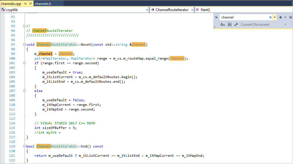 C++ Find